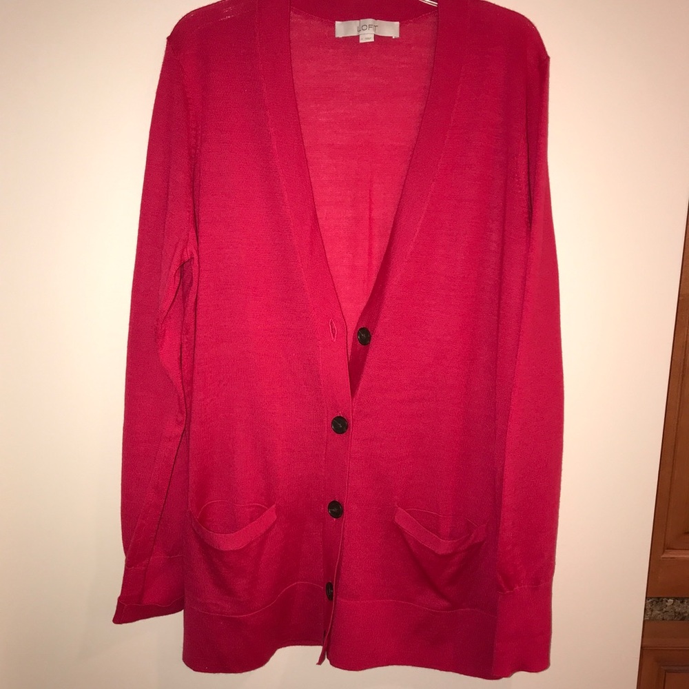 Loft Long Hot Link Cardigan